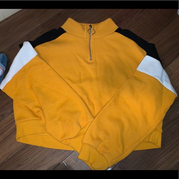 yellow half zip sweater - Picture 5 of 5